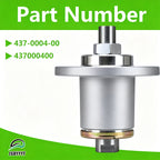 437-0004-00 Lawn Mower Deck Blade Spindle Assembly Compatible with Spartan 2017-2018 RT, 2020-2022 RT Pro, 2020-2022 RT HD, 2017-2019 SRT, 2019-2022 SRT XD, 2020-2021 SRT Pro, 2020-2021 SRT HD