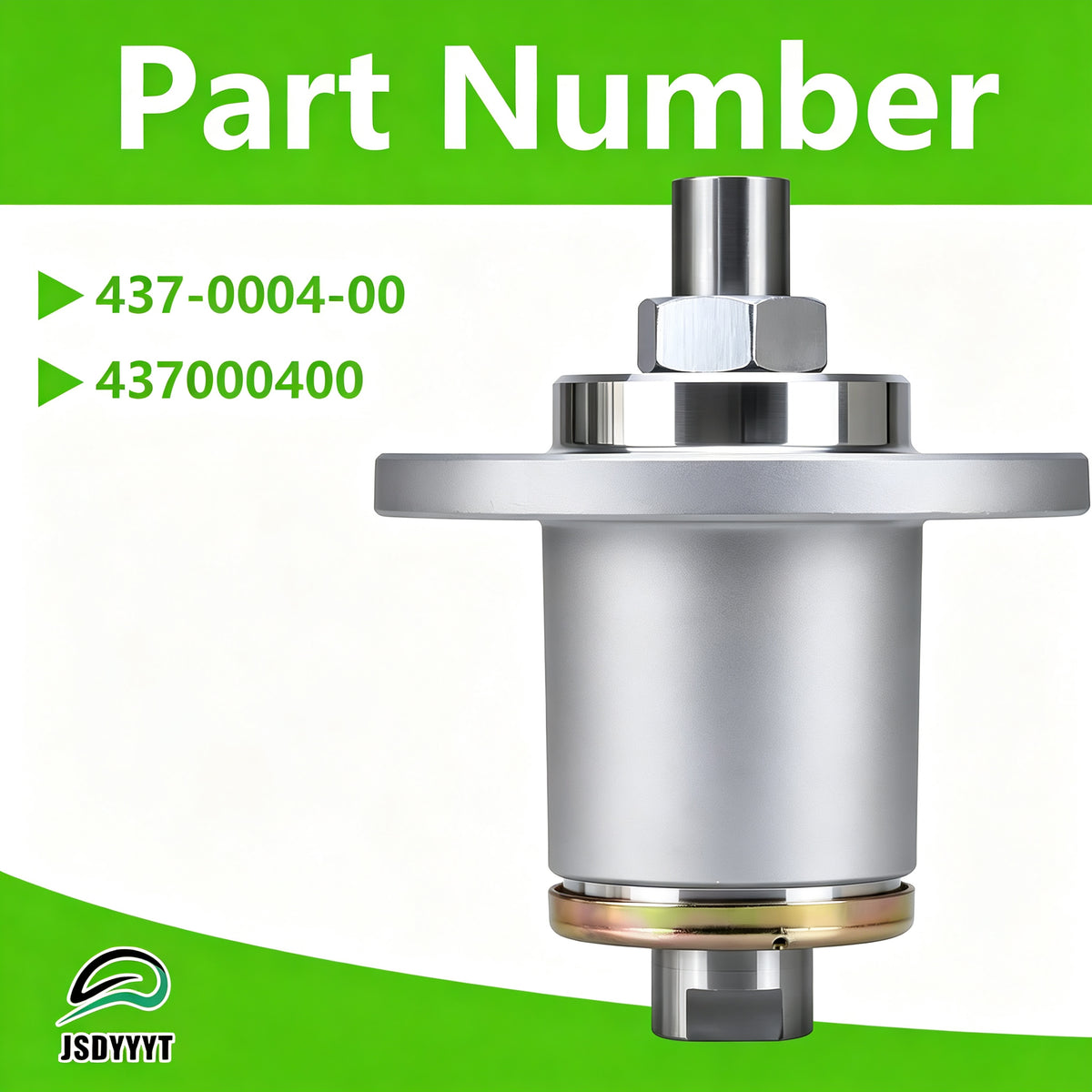 437-0004-00 Lawn Mower Deck Blade Spindle Assembly Compatible with Spartan 2017-2018 RT, 2020-2022 RT Pro, 2020-2022 RT HD, 2017-2019 SRT, 2019-2022 SRT XD, 2020-2021 SRT Pro, 2020-2021 SRT HD