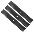 JSDYYYT 601123 795757 3 PCS Lawn Mower Blade Compatible with 48" Hustler FasTrak, X-One, Fastrak Super Duty, Replaces 601123, 795757, 601014