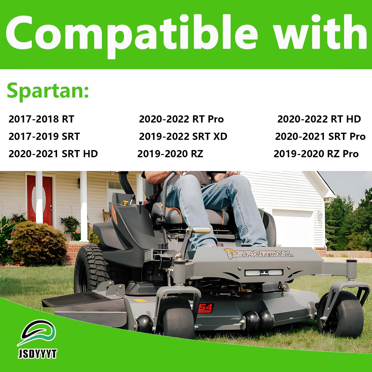 437-0004-00 Lawn Mower Deck Blade Spindle Assembly Compatible with Spartan 2017-2018 RT, 2020-2022 RT Pro, 2020-2022 RT HD, 2017-2019 SRT, 2019-2022 SRT XD, 2020-2021 SRT Pro, 2020-2021 SRT HD