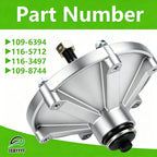 JSDYYYT 109-6394 Lawn Mower Deck Blade Spindle Assembly Compatible with Exmark Quest 42" 48" 52" Mower & Toro 74812 74813 74816 Z4800 48" Zero-Turn, Replaces 116-5712, 116-3497, 109-8744, 109-6394