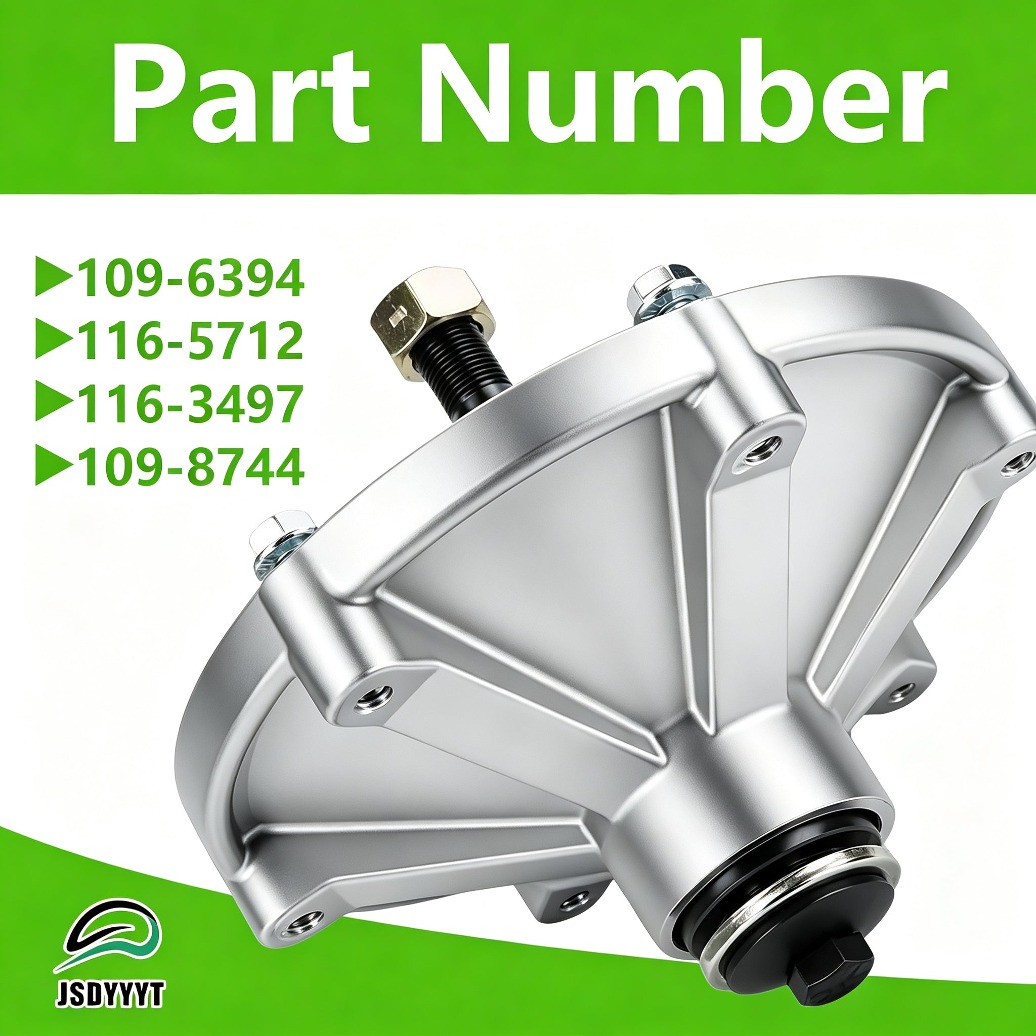 JSDYYYT 109-6394 Lawn Mower Deck Blade Spindle Assembly Compatible with Exmark Quest 42" 48" 52" Mower & Toro 74812 74813 74816 Z4800 48" Zero-Turn, Replaces 116-5712, 116-3497, 109-8744, 109-6394