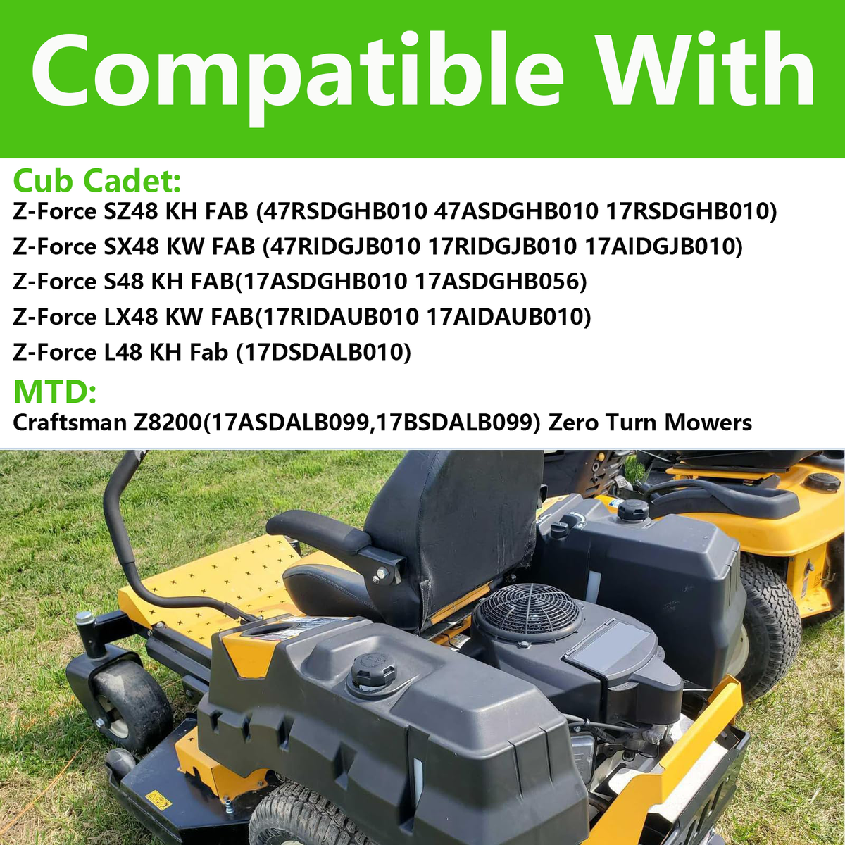 918-06994A Lawn Mower Deck Blade Spindle Assembly Compatible with Cub Cadet Z-Force SZ48 SX48 S48 LX48 L48 & MTD Craftsman Z8200 mowers, Replaces: 618-06994A 918-06994 918-06994A 618-06994