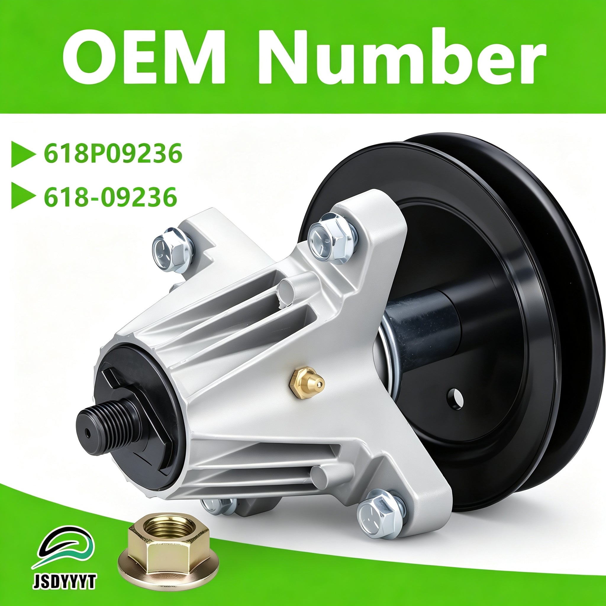 618P09236 618-09236 Lawn Mower Deck Blade Spindle Assembly Compatible with CUB Cadet Enduro XT1-GT54 XT1-ST54, CUB Cadet Ultima ZT1-54 ZT2-54 w/54 Deck(618P09236)