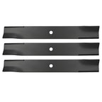 797696 601124 3 PCS Lawn Mower Blade for HUSTLER XR7 SUPER Z, Hustler Z | HUSTLER: 797696, 601124, ROTARY: 12733, SPARTAN: 438-0001-00, 438-0001-00,