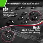 420D Push Lawn Mower Cover Compatible with Greenworks, EGO, Craftsman, Husqvarna, Honda and More, Waterproof, Universal Fit with Drawstring & Cover Storage Bag