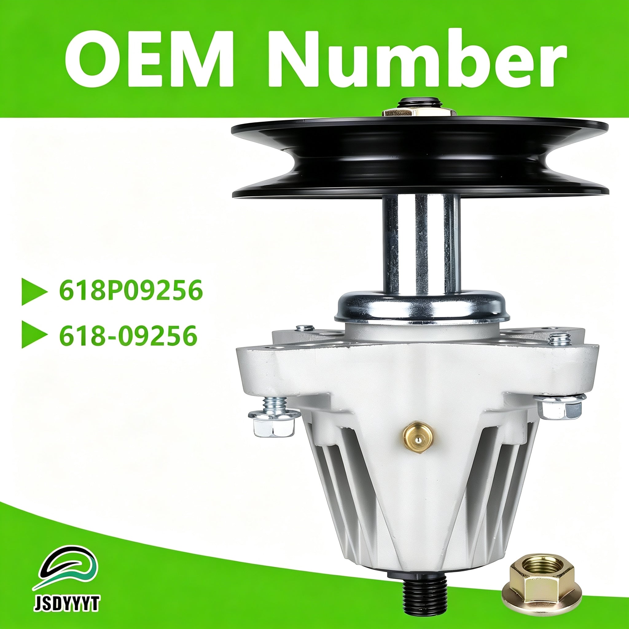 618P09256 618-09256 Lawn Mower Deck Blade Spindle Assembly Compatible with Cub Cadet ZT1-50 ZT2-50 w/50 Decks, Craftsman Z5600 Z5650 w/50 Decks, Troy Bilt Mustang Z50 w/50 Decks