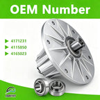 4171231 Lawn Mower Deck Blade Spindle Assembly Compatible with Bobcat ZT3000, Bobcat ZT3500, Replaces 4171231 4115850 4165023
