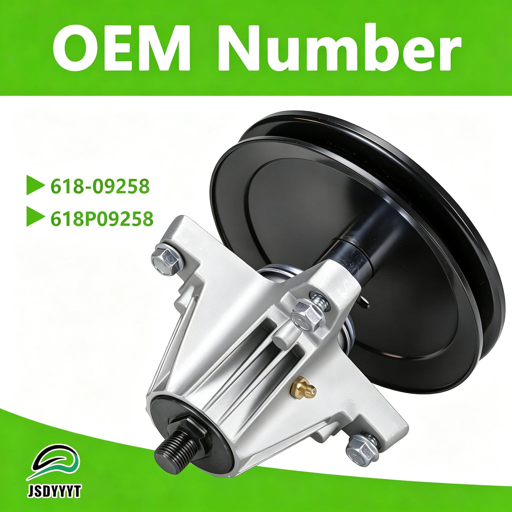 618P09258 618-09258 Lawn Mower Deck Blade Spindle Assembly Compatible with Cub Cadet XT1-LT46 XT2-LX46, Craftsman T1500 T2400, 2022-2023 Troy-Bilt Super Bronco 46I 46 XP w/46 Deck(618P09258)