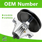 618P09258 618-09258 Lawn Mower Deck Blade Spindle Assembly Compatible with Cub Cadet XT1-LT46 XT2-LX46, Craftsman T1500 T2400, 2022-2023 Troy-Bilt Super Bronco 46I 46 XP w/46 Deck(618P09258)