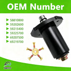 58810800 59215400 Lawn Mower Deck Blade Spindle Assembly Compatible with Gravely Pro Turn, Pro Master, Pro Stance, Replaces 58810800 59215400 59202600 59225700 69219700 4230 285-300 82-042