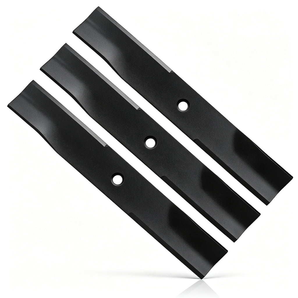 JSDYYYT 601123 795757 3 PCS Lawn Mower Blade Compatible with 48" Hustler FasTrak, X-One, Fastrak Super Duty, Replaces 601123, 795757, 601014