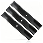 JSDYYYT 601123 795757 3 PCS Lawn Mower Blade Compatible with 48" Hustler FasTrak, X-One, Fastrak Super Duty, Replaces 601123, 795757, 601014