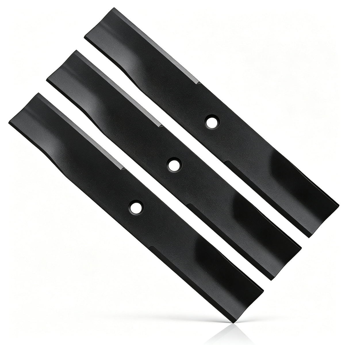 JSDYYYT 601123 795757 3 PCS Lawn Mower Blade Compatible with 48" Hustler FasTrak, X-One, Fastrak Super Duty, Replaces 601123, 795757, 601014