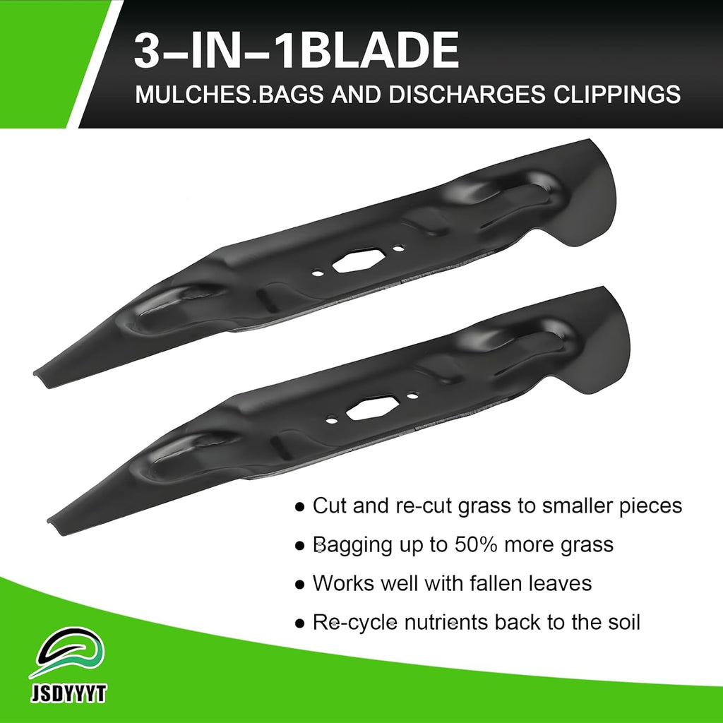 742P05086 3 PCS Lawn Mower Blade Compatible with 54" Craftsman T3200 TT440 Z5800, Cub Cadet XT1-GT54 XT1-ST54 ZT1-54 ZT1-54P ZT2-54 ZTS2-54, MTD ZT1-54, Troy-Bilt Super Bronco 54K XP, Z54 XP