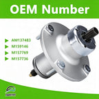AM137483 Lawn Mower Deck Blade Spindle Assembly Compatible with John Deere X300-X370 S130 S240 Riders, Z225-Z355Z Zero-Turns, Replacs: AM137483 M159146 M157769 M157736