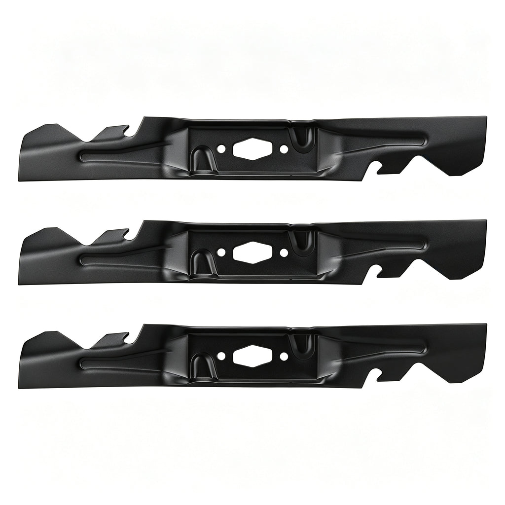 742P05086-X 3 PCS Lawn Mower Blade Compatible with 54" Craftsman T3200 TT440 Z5800, Cub Cadet XT1-GT54 XT1-ST54 ZT1-54 ZT1-54P ZT2-54 ZTS2-54, MTD ZT1-54, Troy-Bilt Super Bronco 54K XP, Z54 XP