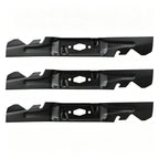 742P05086-X 3 PCS Lawn Mower Blade Compatible with 54" Craftsman T3200 TT440 Z5800, Cub Cadet XT1-GT54 XT1-ST54 ZT1-54 ZT1-54P ZT2-54 ZTS2-54, MTD ZT1-54, Troy-Bilt Super Bronco 54K XP, Z54 XP