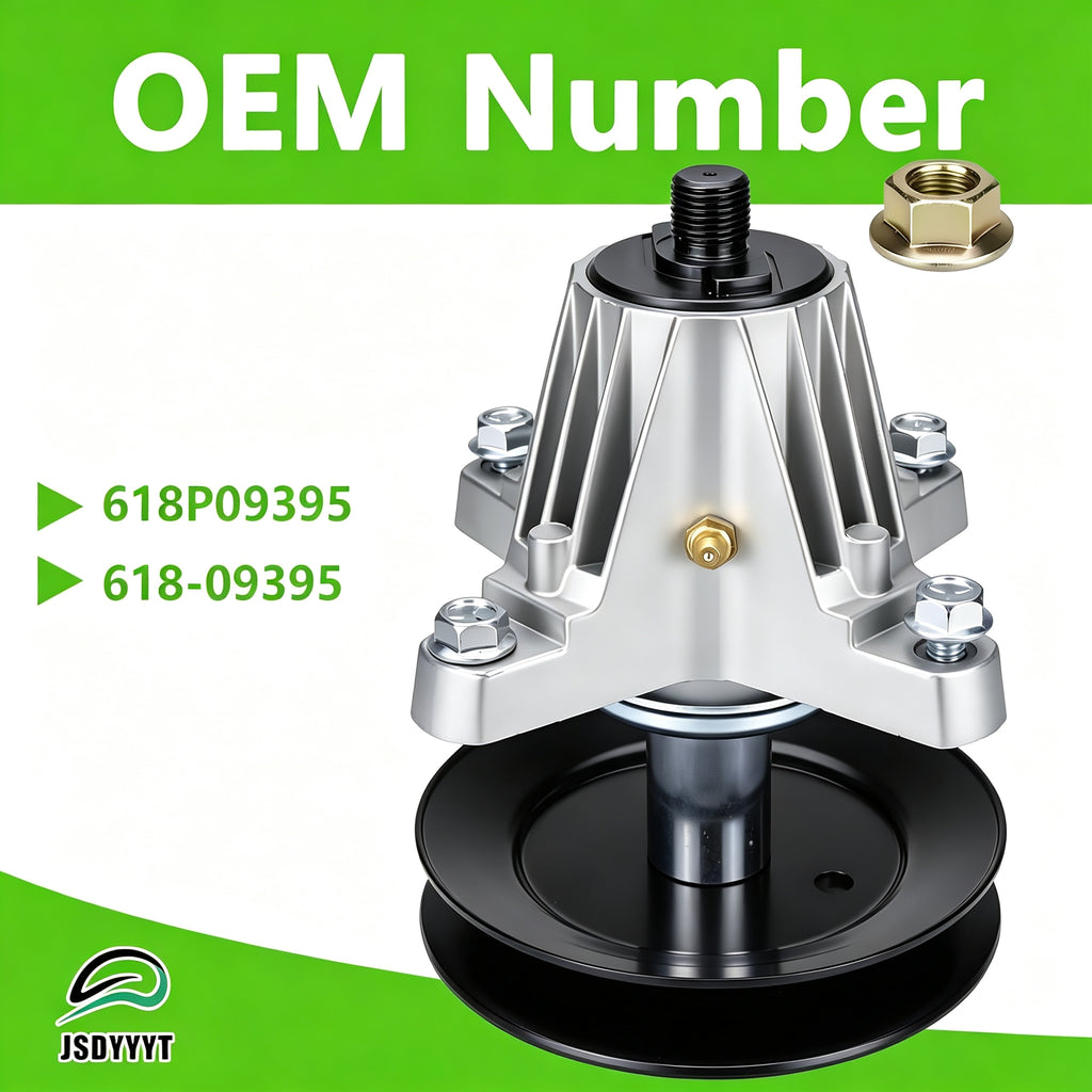 618P09395 618-09395 Lawn Mower Deck Blade Spindle Assembly Compatible with CUB Cadet ZT1-46 ZTS1-46, CraftsmanZ5400 Z5450, Troy Bilt Z46 w/46 Deck(618P09395)