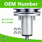 51537100 51534800 Lawn Mower Deck Blade Spindle Assembly Compatible with Gravely ZTX 48, Gravely ZT XL 48