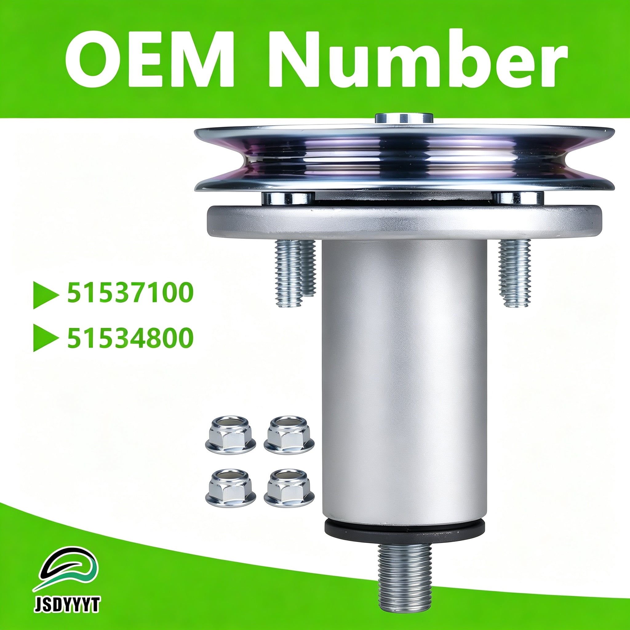 51537100 51534800 Lawn Mower Deck Blade Spindle Assembly Compatible with Gravely ZTX 48, Gravely ZT XL 48