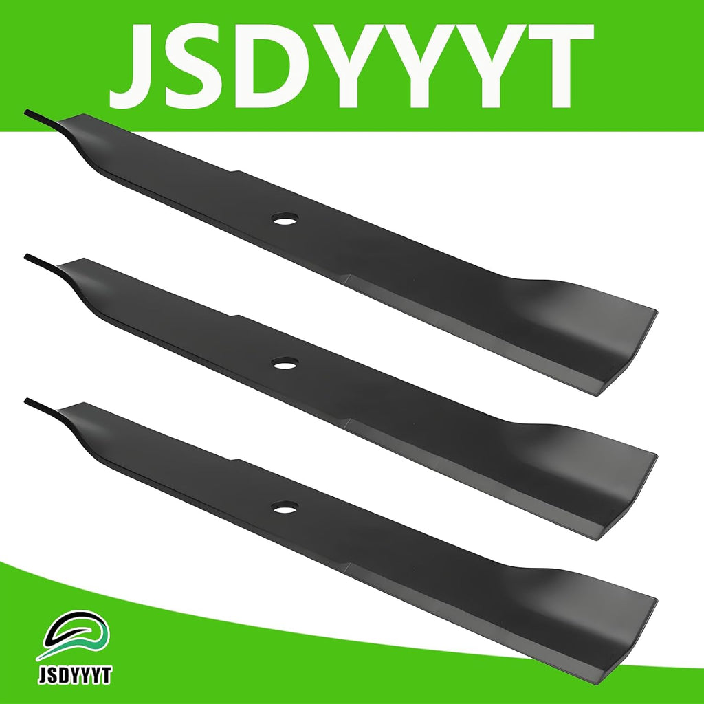 797696 601124 3 PCS Lawn Mower Blade for HUSTLER XR7 SUPER Z, Hustler Z | HUSTLER: 797696, 601124, ROTARY: 12733, SPARTAN: 438-0001-00, 438-0001-00,