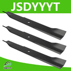 797696 601124 3 PCS Lawn Mower Blade for HUSTLER XR7 SUPER Z, Hustler Z | HUSTLER: 797696, 601124, ROTARY: 12733, SPARTAN: 438-0001-00, 438-0001-00,