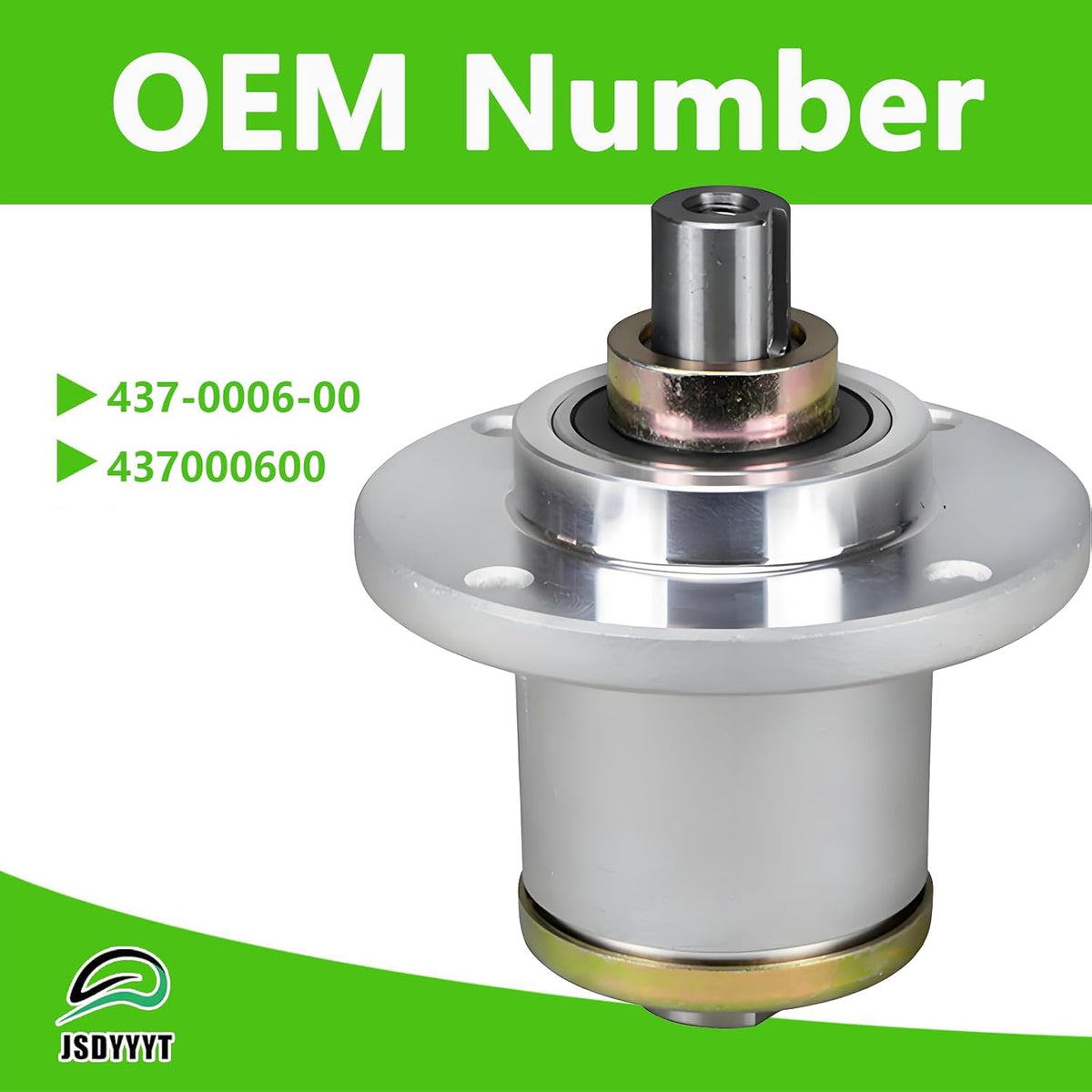 437-0006-00 Lawn Mower Deck Blade Spindle Assembly Compatible with Spartan RZ, RZ Tuff Torq, RZ Pro, RZ HD Spartan Mower Deck