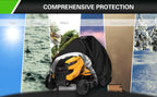 420D Riding Lawn Mower Cover Compatible with 42" 46" 48" 54" & up to 54" Deck, Waterproof Heavy Duty Durable (420D-polyester oxford)