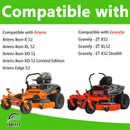 51537200 51528000 Lawn Mower Deck Blade Spindle Assembly Compatible with 52" Ariens Ikon-X, Ikon-XL, Ikon-XD, Ikon-XD Limited Edition, 52" Edge & 52" Gravely ZT XL, ZTX, ZTX Stealth Mower Deck