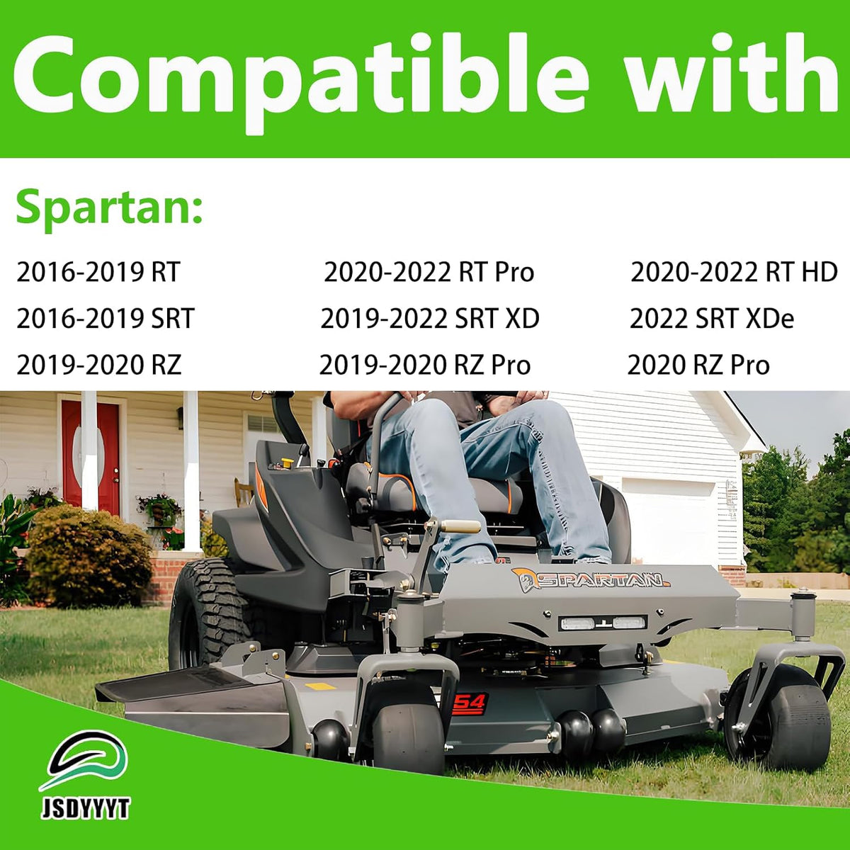 437-0005-00 Lawn Mower Deck Blade Spindle Assembly Compatible with Spartan RT, RT Pro, RT HD, SRT, SRT XD, SRT XDe, 54" 61" 72" Spartan Mower