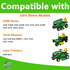 AM137483 Lawn Mower Deck Blade Spindle Assembly Compatible with John Deere X300-X370 S130 S240 Riders, Z225-Z355Z Zero-Turns, Replacs: AM137483 M159146 M157769 M157736