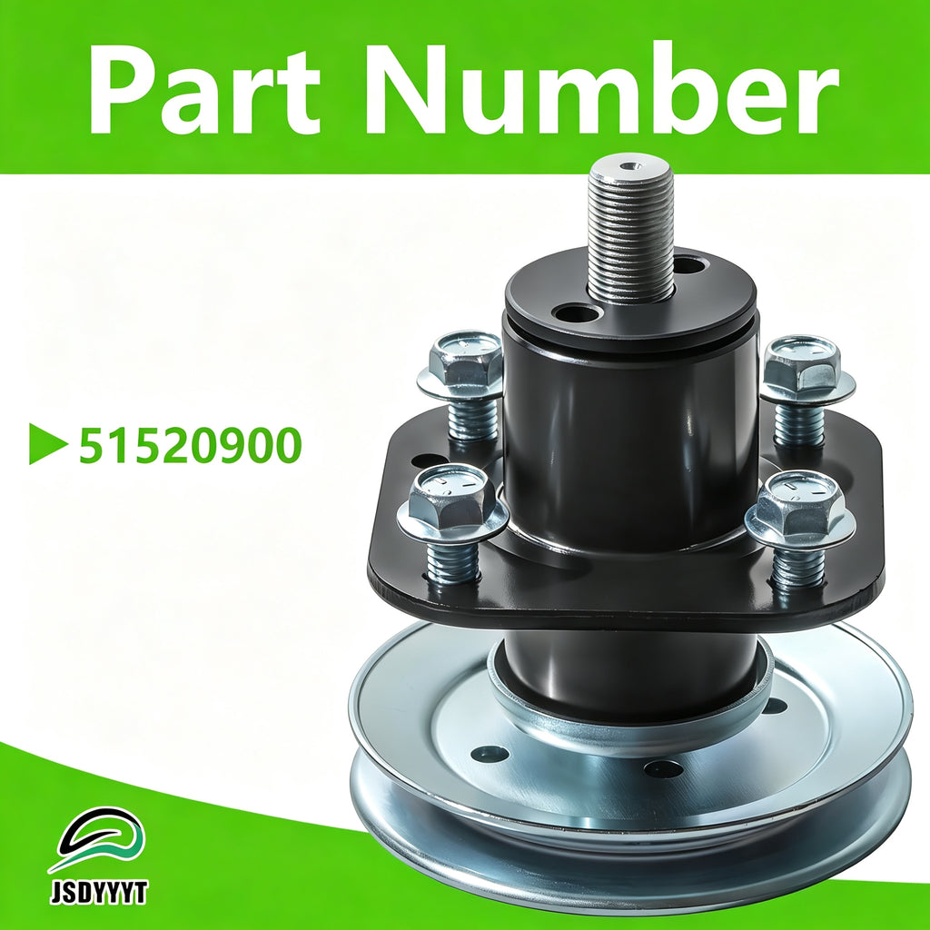 51520900 Lawn Mower Deck Blade Spindle for Kohler Kawasaki B&S Zoom | for 915143 915155 915159 915171 915161 915141 915213 915215 915235 915323 Lawn Mower