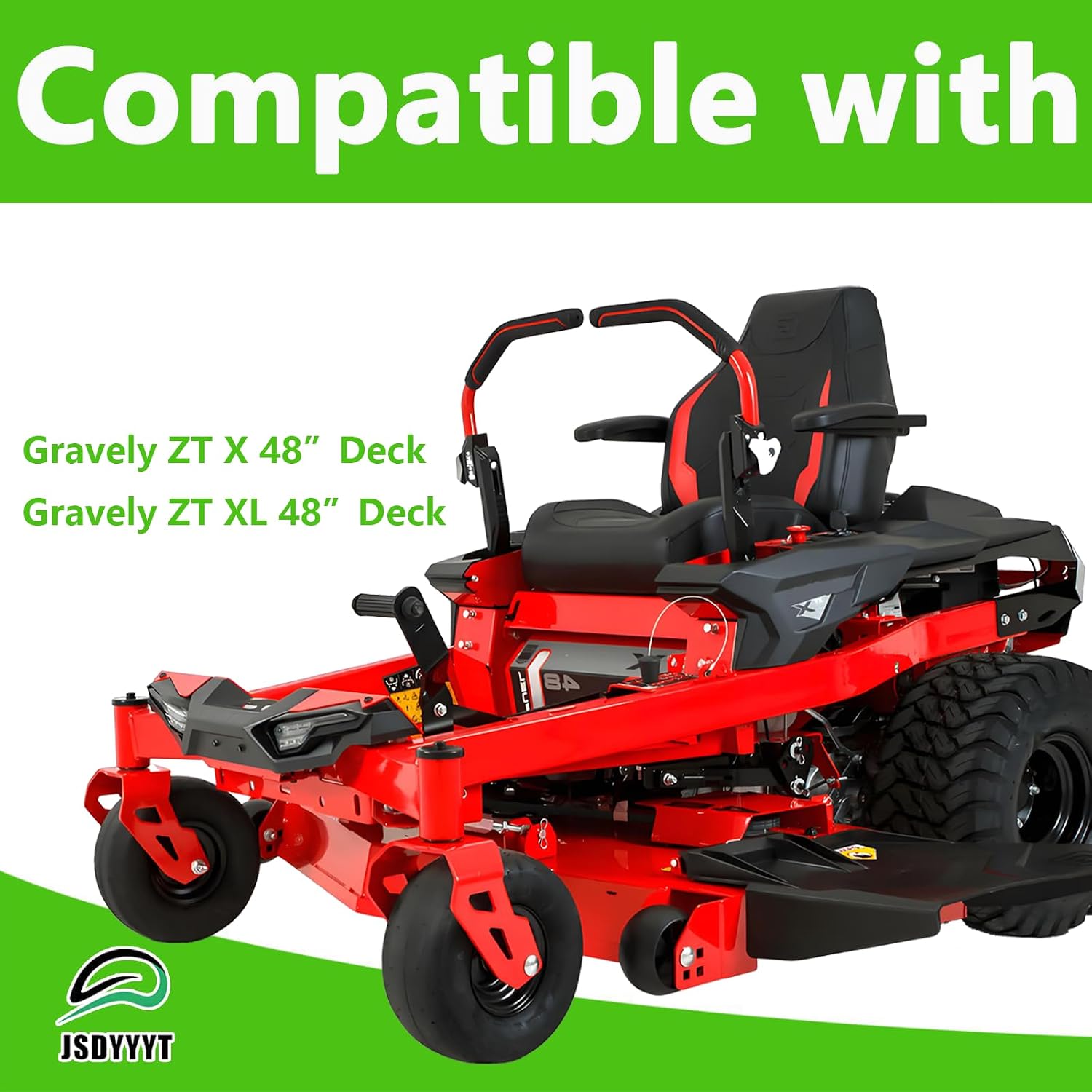 51537100 51534800 Lawn Mower Deck Blade Spindle Assembly Compatible with Gravely ZTX 48, Gravely ZT XL 48