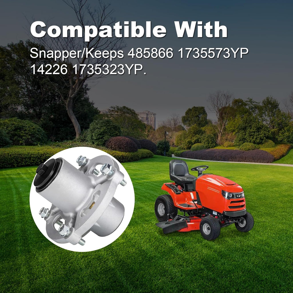 JSDYYYT 1735326YP Heavy-Duty Lawn Mower Deck Blade Spindle Assembly Compatible with Snapper 42" 46" 52" Mower, Replaces 1735326 7600211YP 84003175 7502226YP