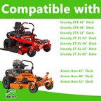 30138800 Lawn Mower Deck Blade Spindle Assembly Compatible with Gravely ZTX 42" 48" 52" Deck & Gravely ZT XL 42" 48" 52" 60" Deck & Ariens Ikon 42" 48" 52" Deck