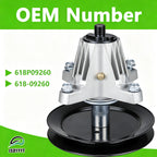 618P09260 618-09260 Lawn Mower Deck Blade Spindle Assembly Compatible with Cub Cadet ZT1-42 ZT1-42 ZTS1-42, Craftsman Z5200, 2022 Troy-Bilt Mustang Z42 w/42 Deck(618P09260)